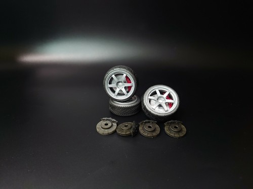 Volk te37 wheels - 1/18,