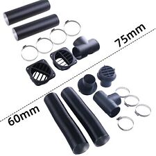 60/ 75mm Pipe Ducting T Piece Warm Air Outlet Vent Hose Clip For Diesel Heater