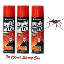 3 x 200ML Spider & Creepy Crawly Insect Killer Spider Spray No More Spiders New