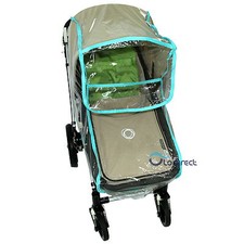 NEW BABY CHILD black pink blue  PRAM  RAIN COVER easy to put on and take off!