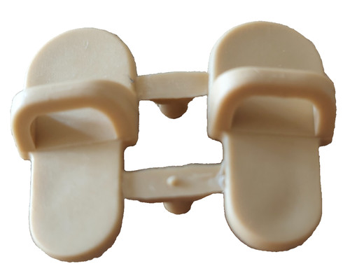 Playmobil beige sandals - x2,