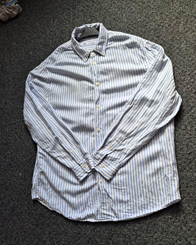 Zara blue white - blue/white, cotton