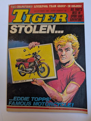Tiger comic 2nd october - comic, 1982