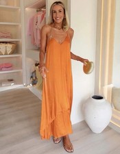 ZARA SATIN MIDI DRESS WITH