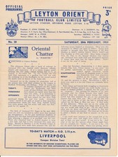 Leyton Orient v Liverpool