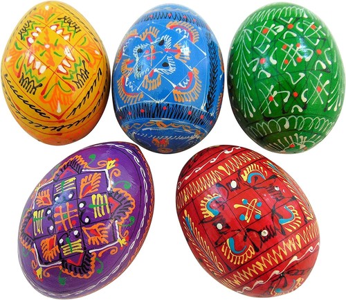 Ukrainian wooden pysanky - ukrainian,