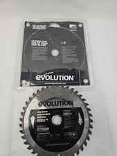 Evolution 185mm Fine Wood Mitre/Circular Saw Blade 40T (Used)