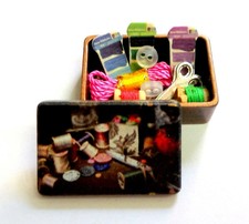 Dolls House Sewing Contents in