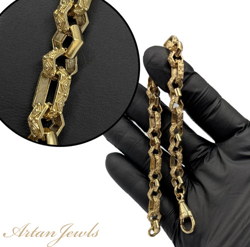 Solid 9ct yellow gold - solid,