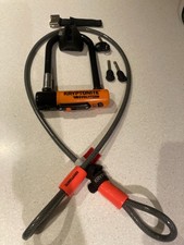 Kryptonite Evolution U-Bracket Lock with Flex Frame and KryptoFlex Cable