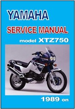 YAMAHA Workshop Manual XTZ750 Super Tenere 1989 1990 1991 1992 Service & Repair