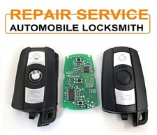 BMW E90 E92 E93 X3 X5 1 2 3 5 6 7 SERIES key fob Shell Battery / Repair Service