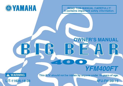 Yamaha owners manual book 2005 - owners,