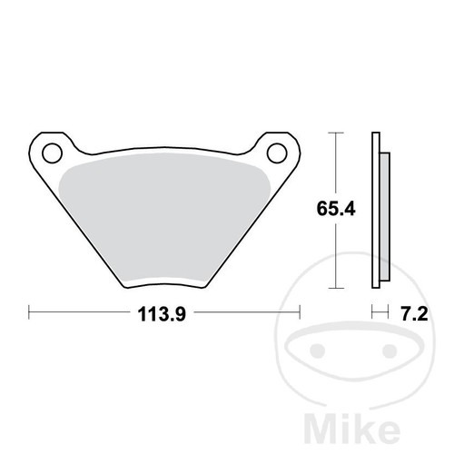 Trw standard brake pads - trw,
