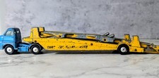 Vintage Corgi Major Toys Carrimore Trideck Car Transporter Blue Yellow 