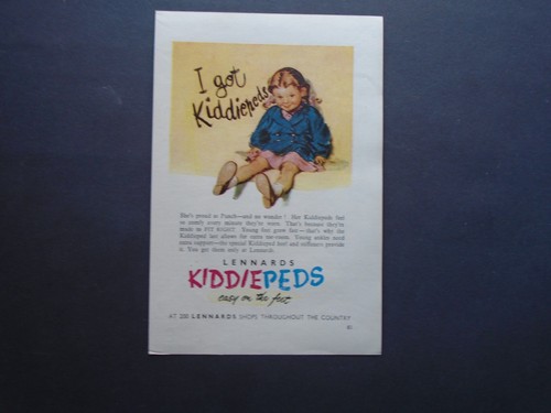 Vintage lennards kiddie - ad:,