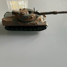 Dinky Toys - Leopard Tank With Moving Turret and Elevating Firing Gun.