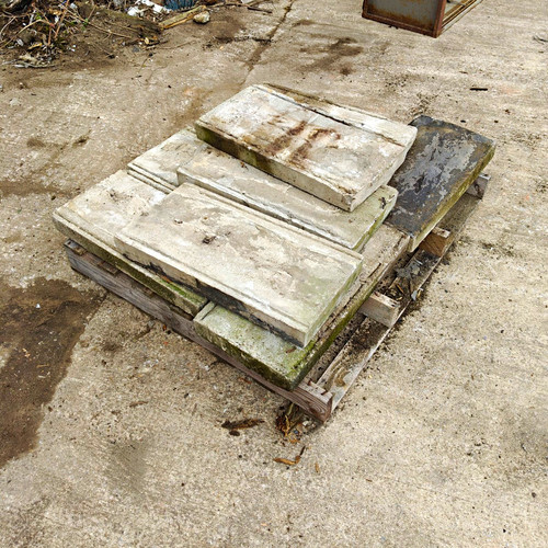 Reclaimed coping stones 1ft - 9,