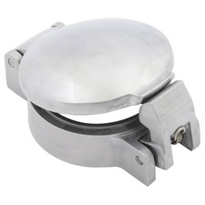 Fuel cap cover Aluminium 75mm