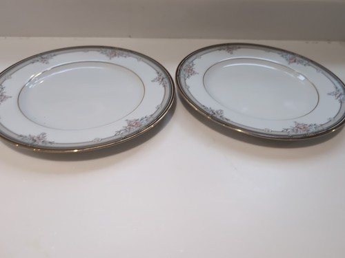 Noritake blossom mist plates - mist,