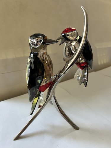 Swarovski crystal woodpeckers - swarovski,