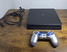 Playstation slim 500gb black - playstation, 4