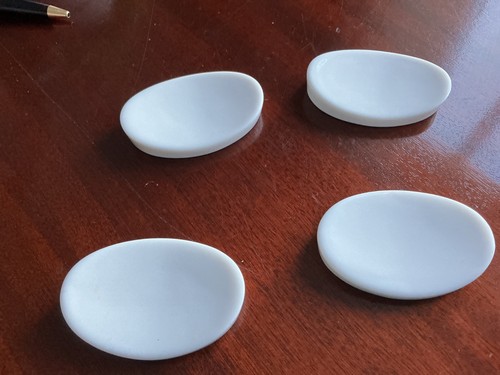 Four white china studio made