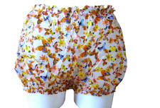 PVC Bloomers Shorts Panties Underwear Vinyl Short Pants Roleplay Butterfly L XL