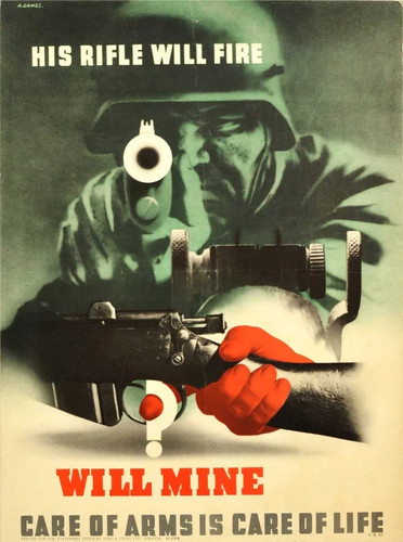 His rifle will - rifle, wwii