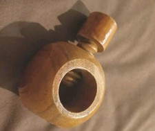 Vintage  Screw Wooden pipe nutcracker Wood  Vintage  Treen  Hand Carved No 2 
