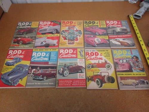 1957 rod custom magazine lot - rod,