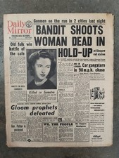 Newspapers July-Dec 1945 back issues  80th Birthday Gift Tabloid and Broadsheets