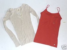Aeropostale Tank Top Junior Mixed Clothes Stretch Long Sleeve Shirt M