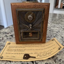 Antique Post Office Lock Box