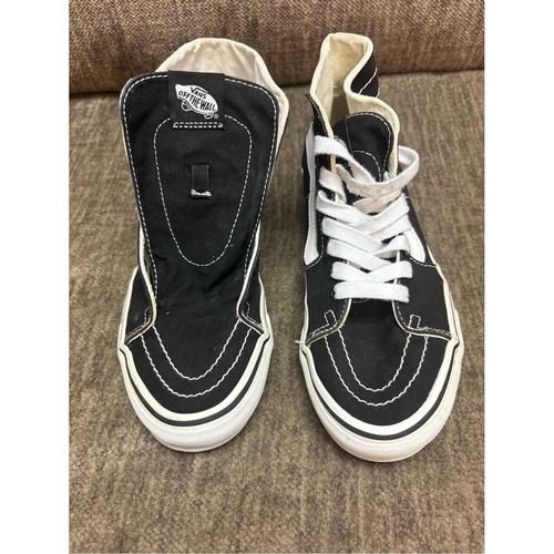 Vans black white high top - black, high-top