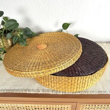 Set of 6 Wicker Rattan Charger