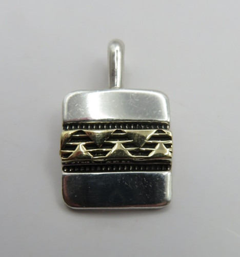 Sterling silver 14k gold - &,