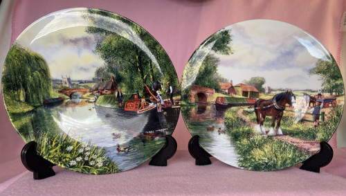 Royal doulton plates roses - royal,