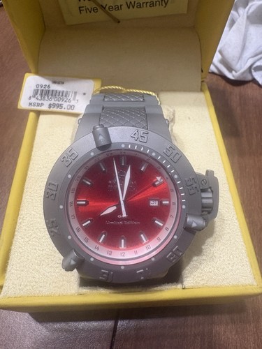 Model 1587 red dial limited - #1587,