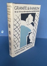 Granite and Rainbow by Virginia Woolf - 1st Edition Hardback 1958