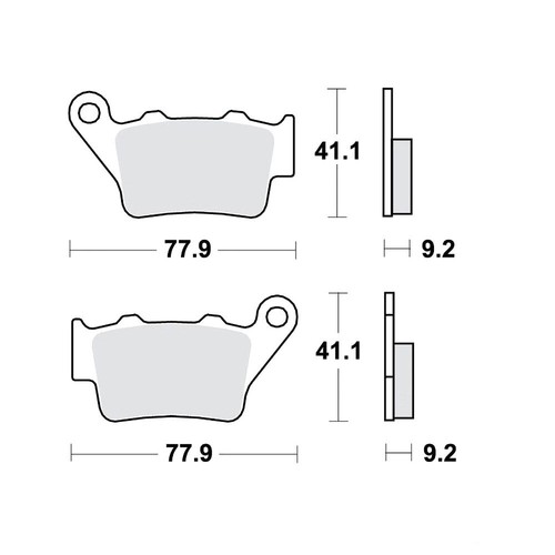 Sintered brake pads trw - sintered,