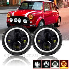 7'' Round Black DOT LED