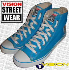 VISION STREET WEAR Vintage '80s Skateboard Shoes Turquoise 2.5 UK / 3.5 USA
