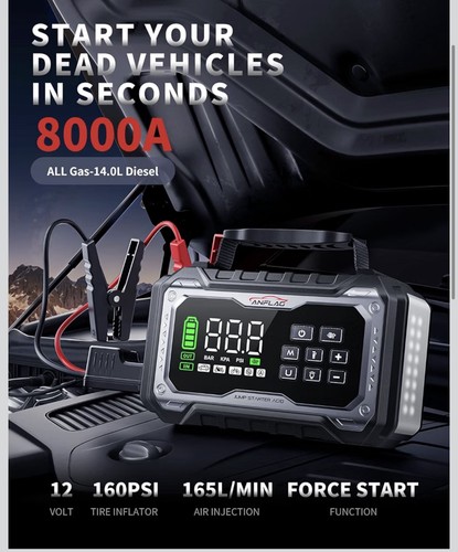 Heavy duty anflag 8000a jump - 8000a,