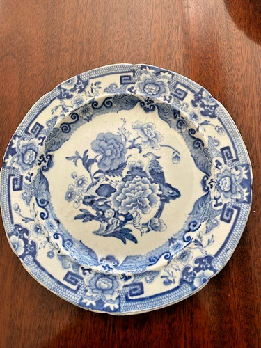 Antique masons ironstone plate - antique,