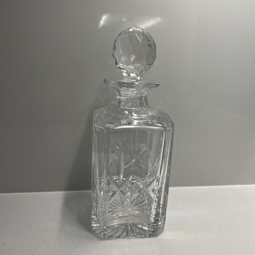 Square crystal glass whiskey - square,
