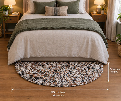 Hand made alpaca wool rug - hand,