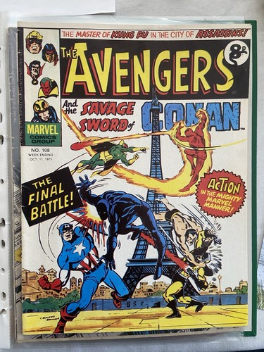 Vintage marvel comic lot - marvel, x9