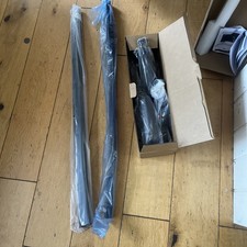 2Pcs Black Roof Rails Rack