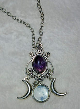 Moon Necklace Spiritual Gothic